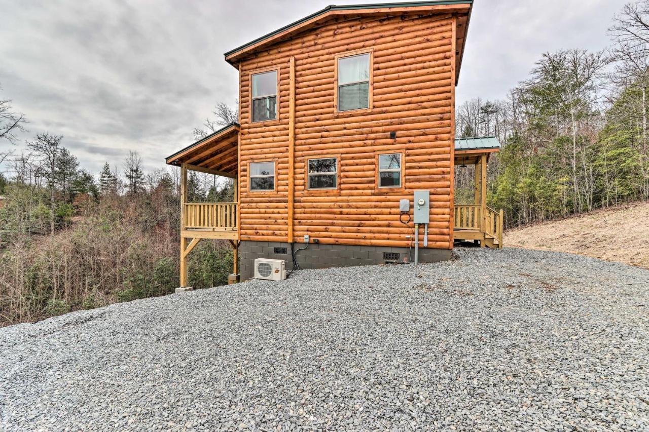 Cozy Mtn Cabin Spacious Deck And Forest Views! Murphy Exterior foto